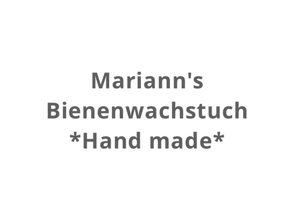 Logo Mariann's Bienenwachstuch *Hand made*