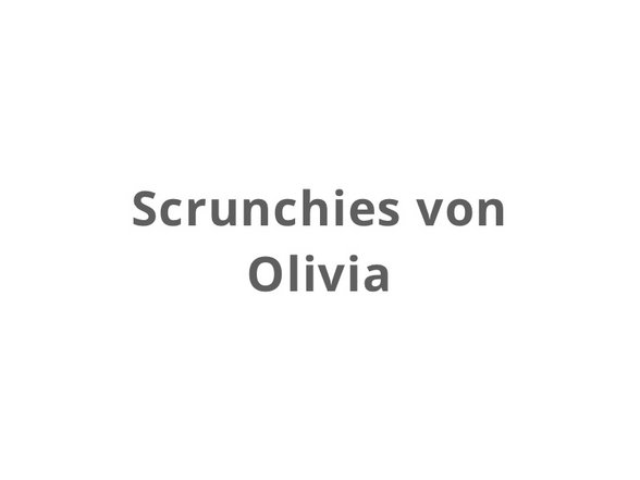 Logo Scrunchies von Olivia
