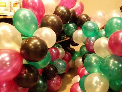 Ballone im Dorfladen Frauenkappelen