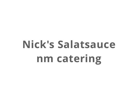 Logo Nick s Salatsauce